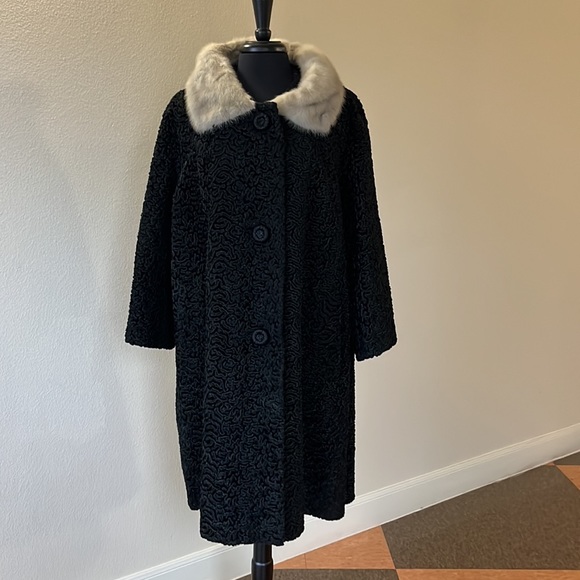 Astrakin Jackets & Blazers - Astrakin Vintage Persian Lamb Swing Coat. PreLoved